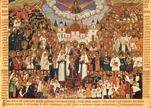 Икона Всех Святых в Земле Российской просиявших