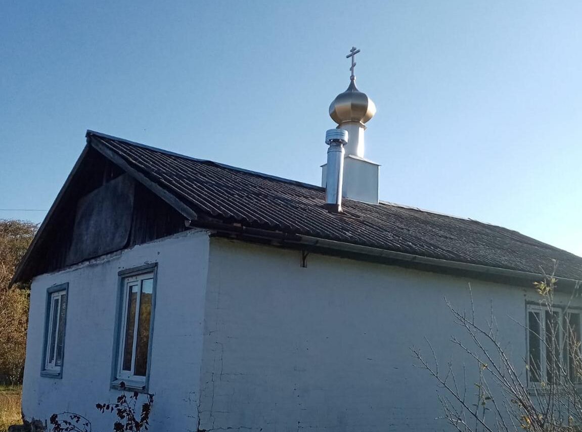 Освящение и установка купола храма села Гродеково ( +Фото)