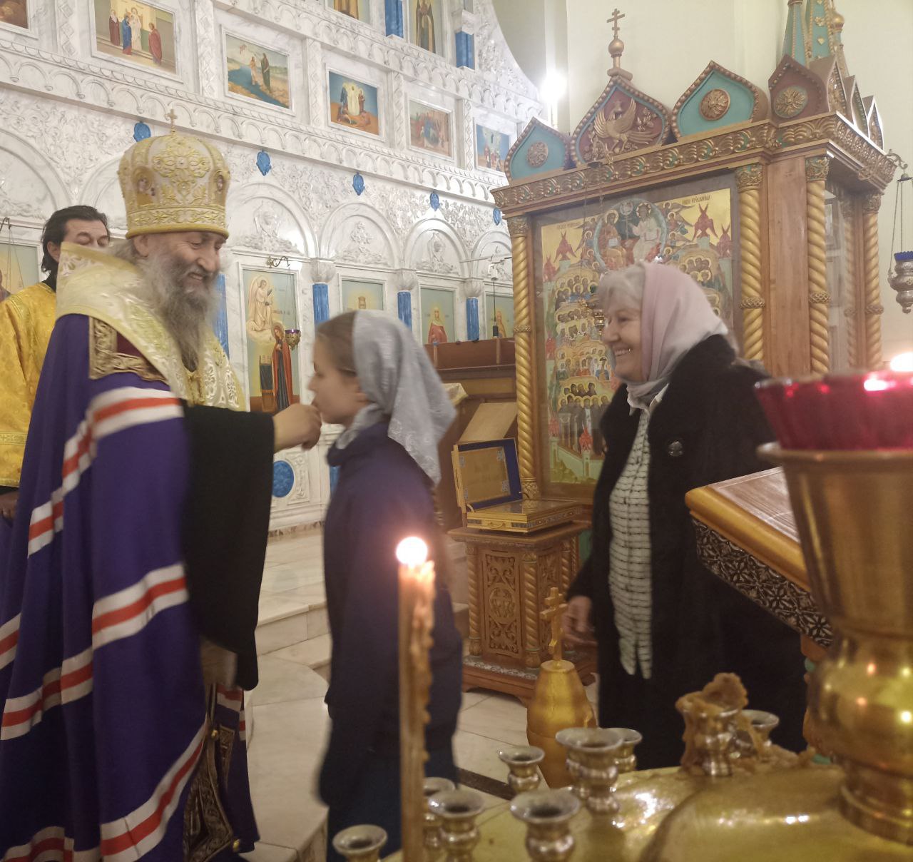 Новогодний молебен в Благовещенском соборе (+ Фото + Видео)