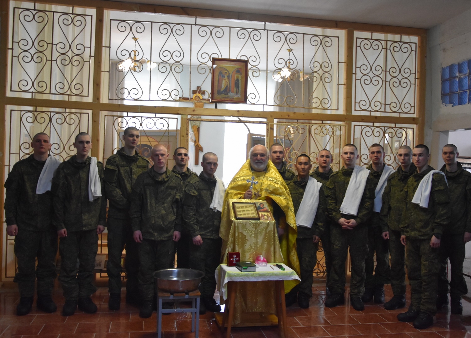 Военнослужащие Яковлевского района приняли православную веру (+ Фото)